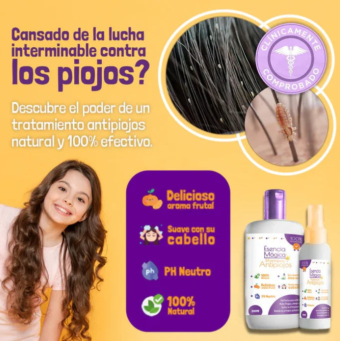 KIT SHAMPOO ANTIPIOJOS ESENCIA MAGICA