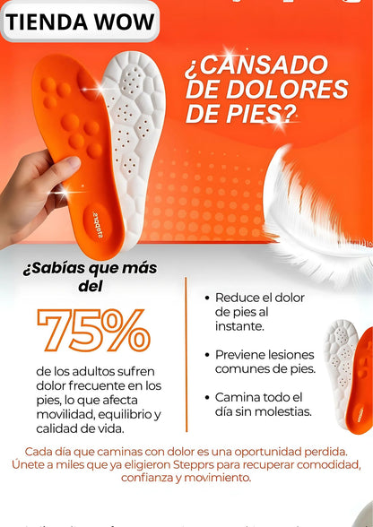 Plantillas Ortopédicas StepActive™ – Alivio Inmediato para tus Pies