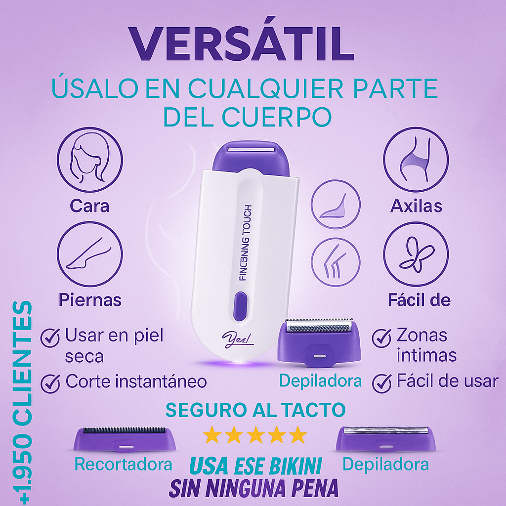 Mini Depiladora Recargable "Yes Finishing Touch"