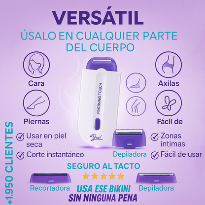 Mini Depiladora Recargable "Yes Finishing Touch"