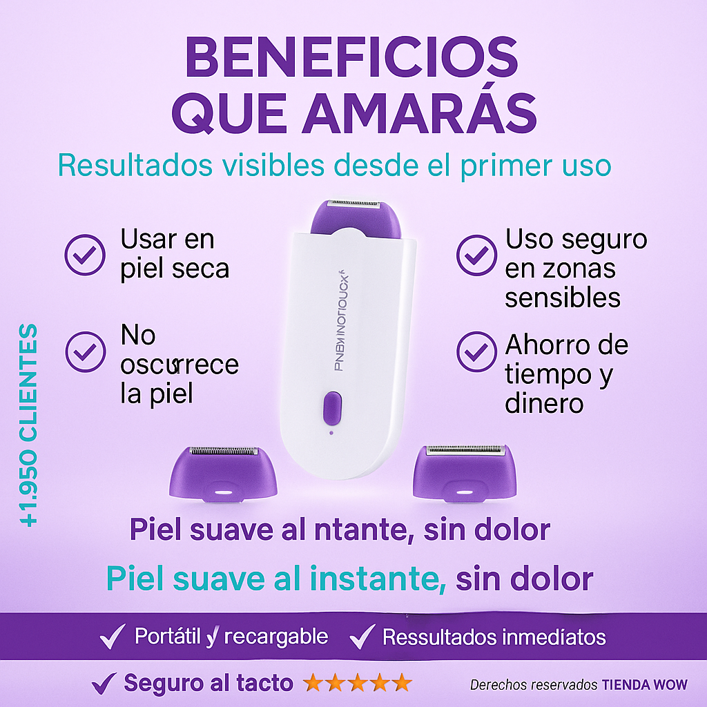 Mini Depiladora Recargable "Yes Finishing Touch"