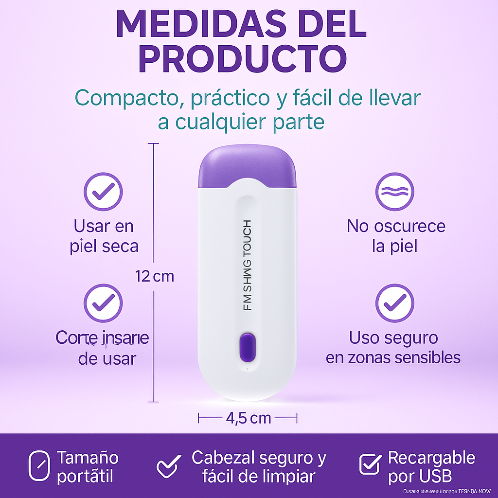 Mini Depiladora Recargable "Yes Finishing Touch"