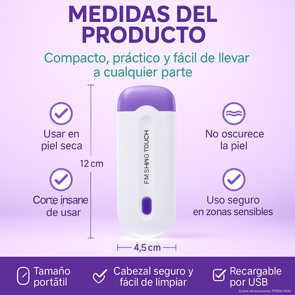 Mini Depiladora Recargable "Yes Finishing Touch"