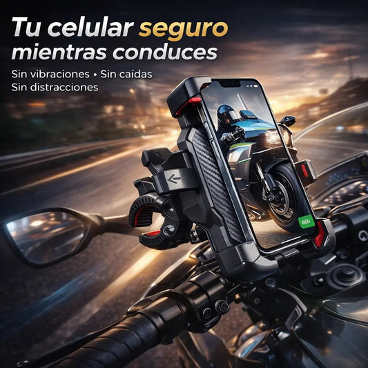 Sistema de Sujeción Premium para Smartphone en Moto