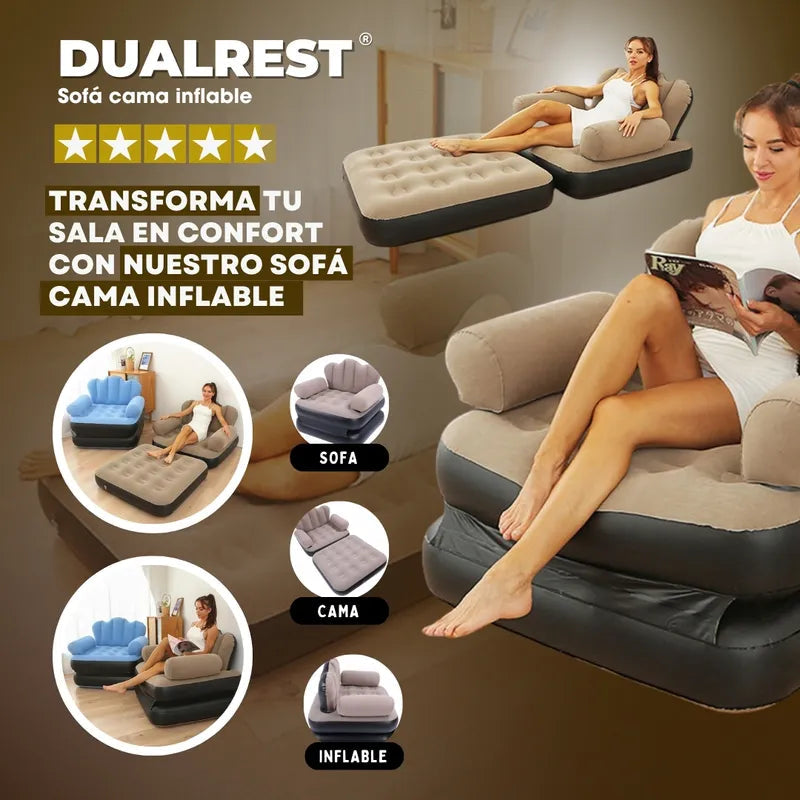 Sofa Cama Inflable De Doble Uso