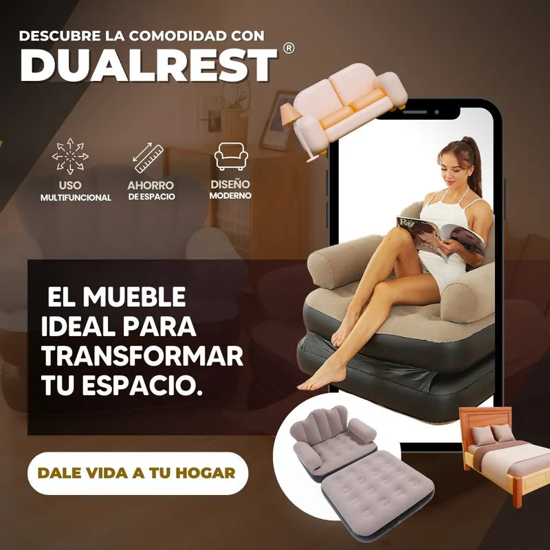 Sofa Cama Inflable De Doble Uso