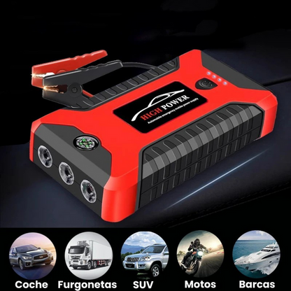 🔋 Iniciador de Batería Portátil 12V – Arranca tu carro en segundos, sin ayuda de nadie