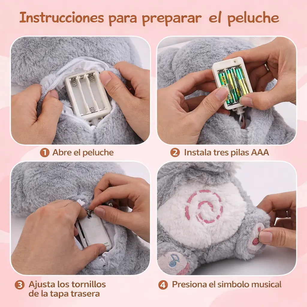 PELUCHE NUTRIA CALMANTE QUE RESPIRA