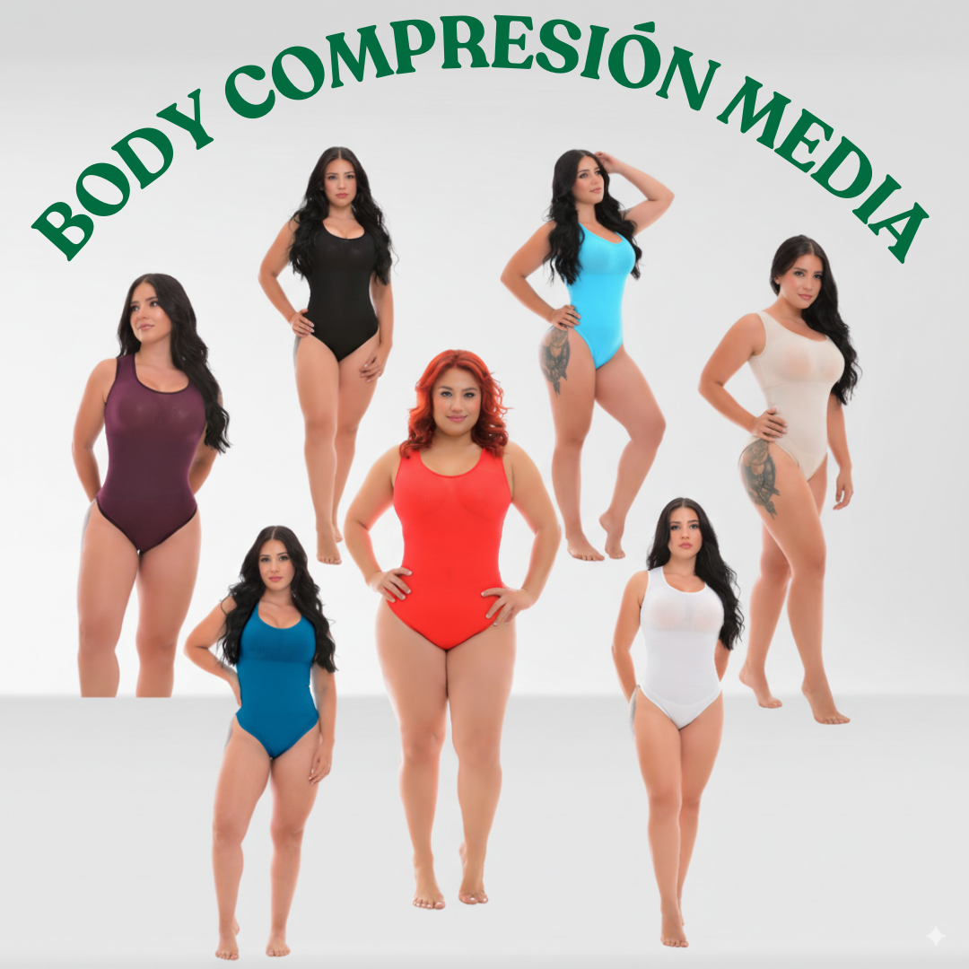 Body de Compresión Media – Moldea tu cuerpo con comodidad