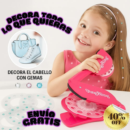 Máquina de Gemas Bling Bling brillo y diversión para ti y tus niñas