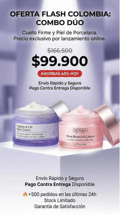 Dúo Piel de Porcelana y Cuello Firme