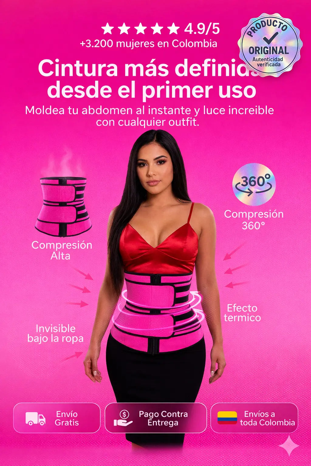 💖 Cinturilla Moldeadora 360° PowerShape