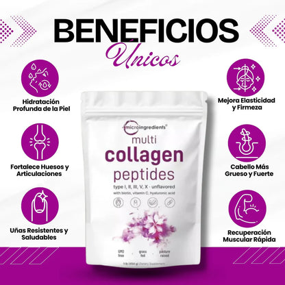 Collagen Peptides Vitalcom Deluxe – Belleza y Bienestar desde Adentro