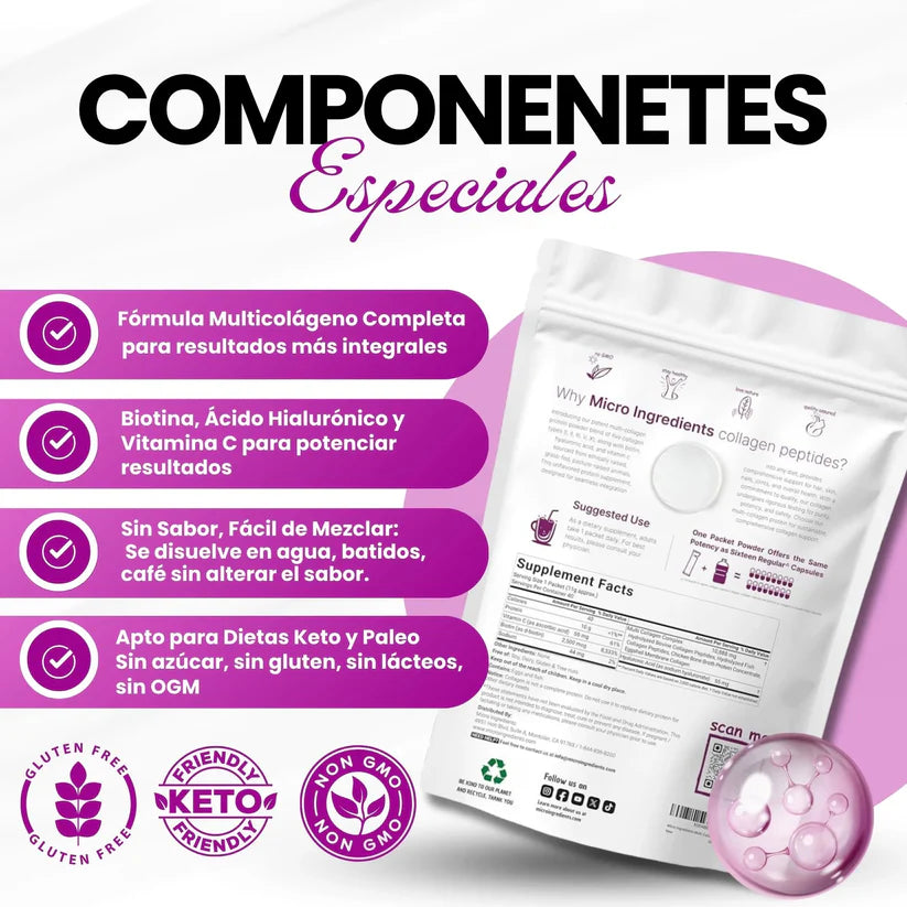 Collagen Peptides Vitalcom Deluxe – Belleza y Bienestar desde Adentro