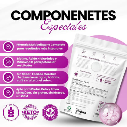 Collagen Peptides Vitalcom Deluxe – Belleza y Bienestar desde Adentro