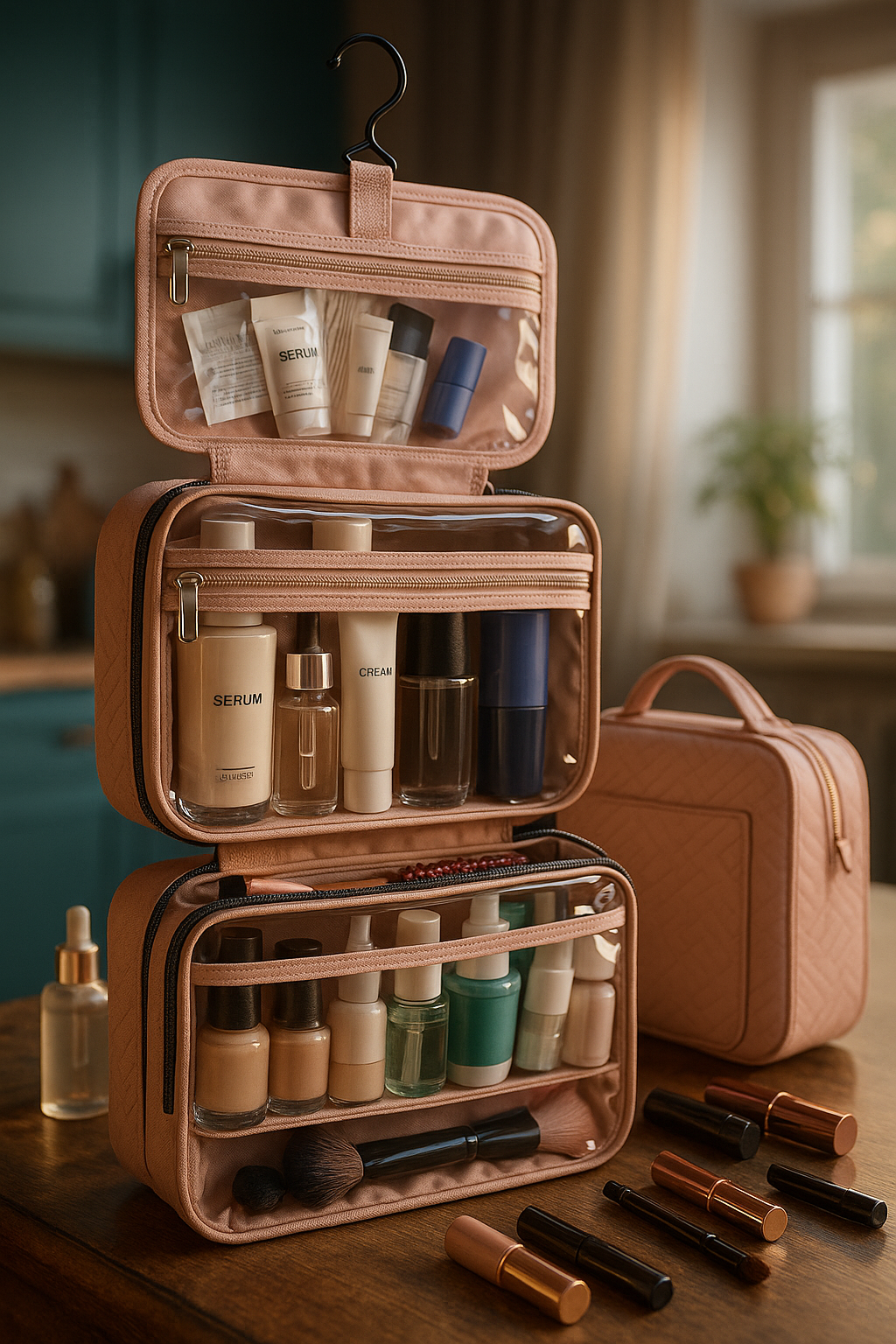 Organizador de Viaje Premium – Tu belleza y cuidado personal siempre en orden