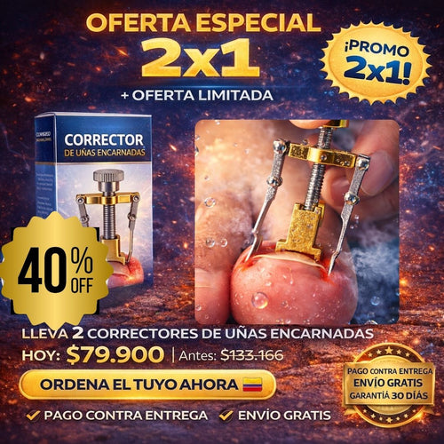 IngroFix™ PRO – Corrector Progresivo de Uñas Encarnadas (PROMO 2x1)