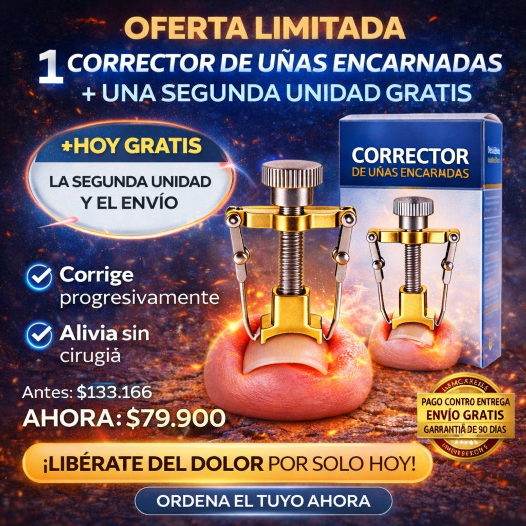 IngroFix™ PRO – Corrector Progresivo de Uñas Encarnadas (PROMO 2x1)