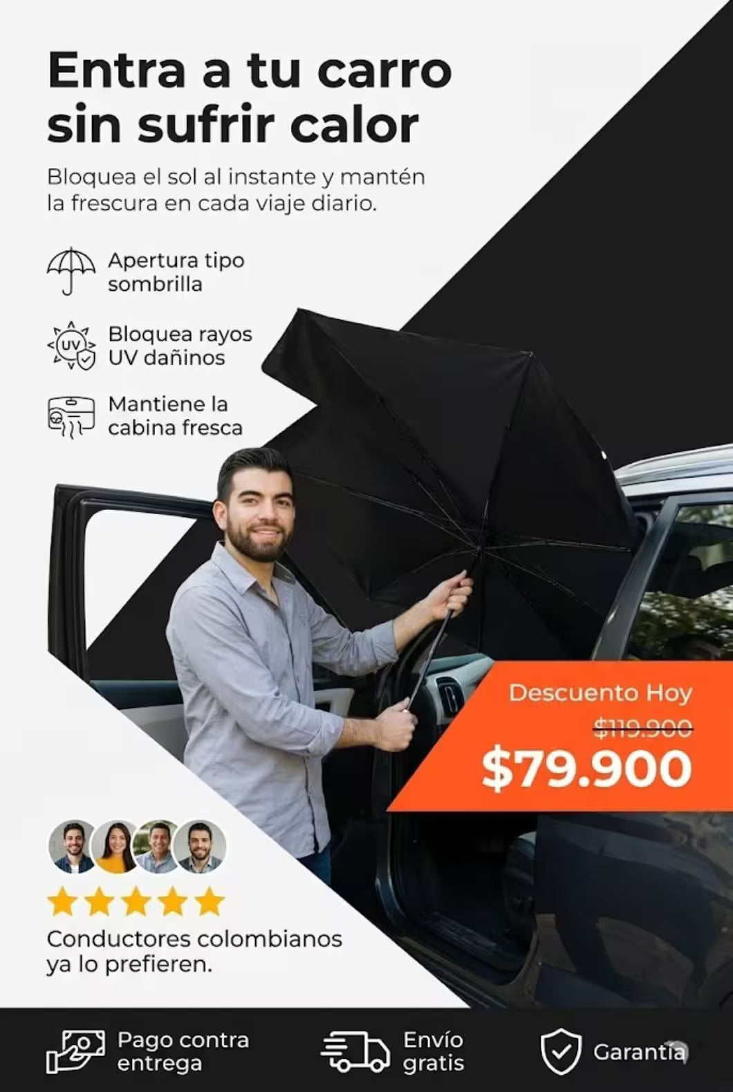 Parasol  Panoramico  de Carro