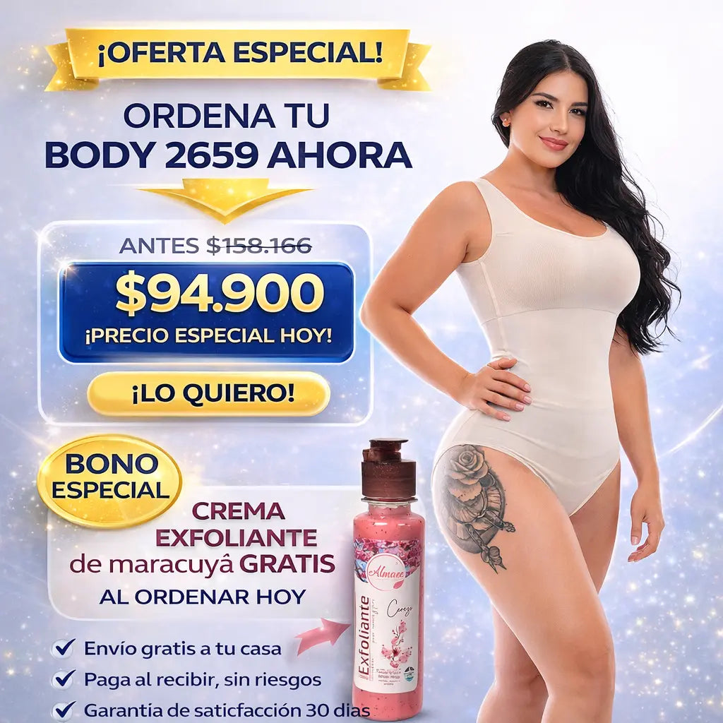 Body de Compresión Media – Moldea tu cuerpo con comodidad