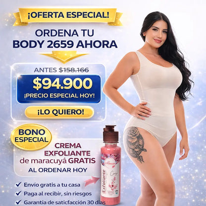 Body de Compresión Media – Moldea tu cuerpo con comodidad