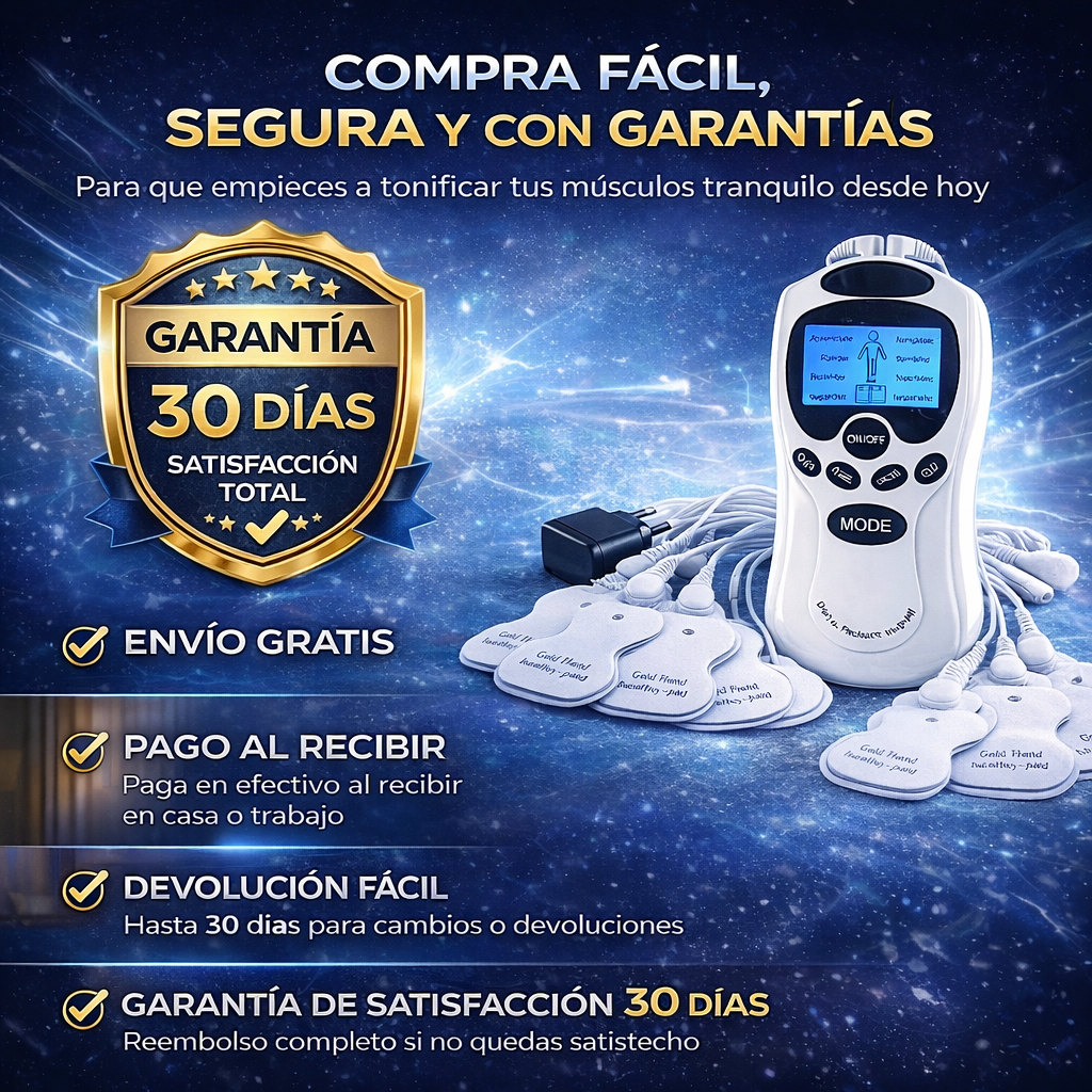 Gimnasia Pasiva 8 en 1 con Electroestimulación Muscular