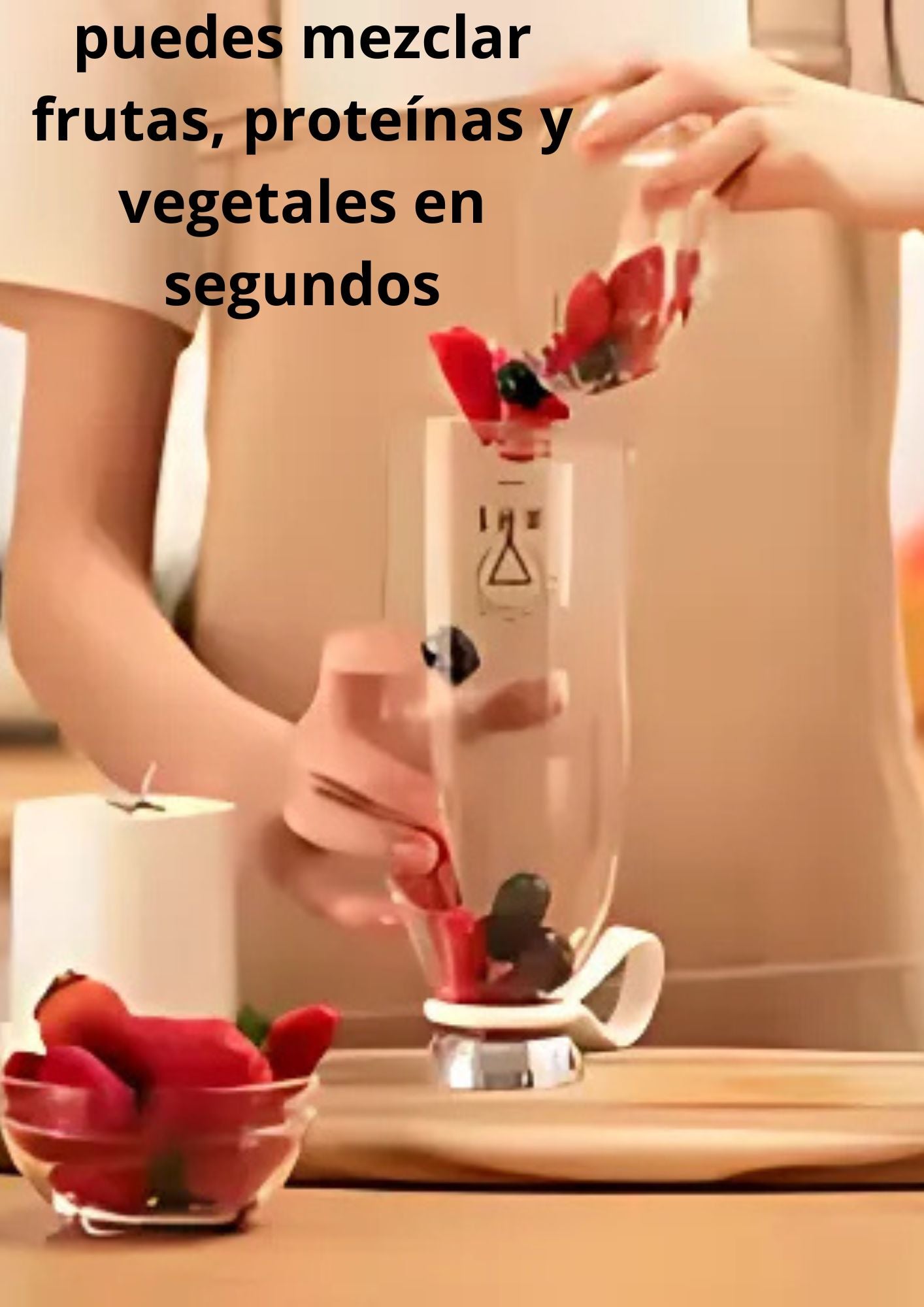 LICUADORA PORTATIL PARA FRUTAS