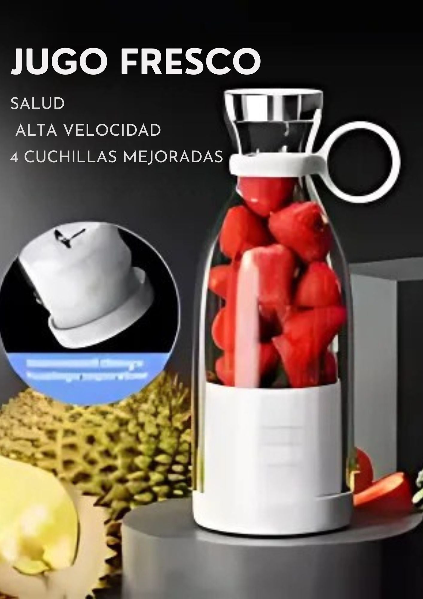 LICUADORA PORTATIL PARA FRUTAS