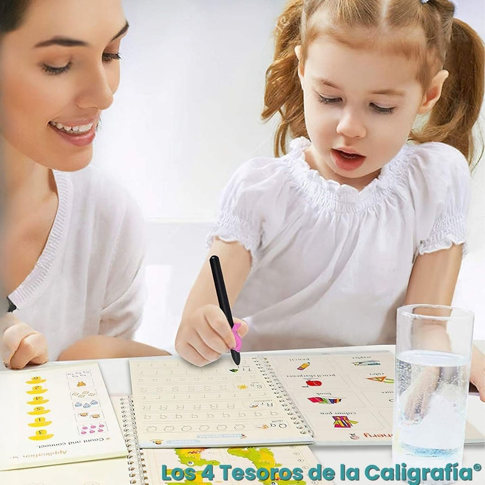 Libro de caligrafia Montessori x 4 unds