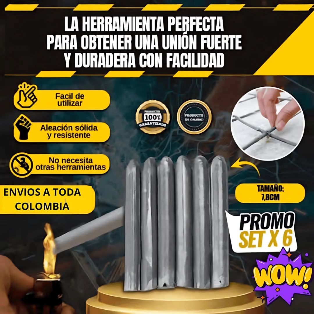Barra de soldadura Universal x 6 Und