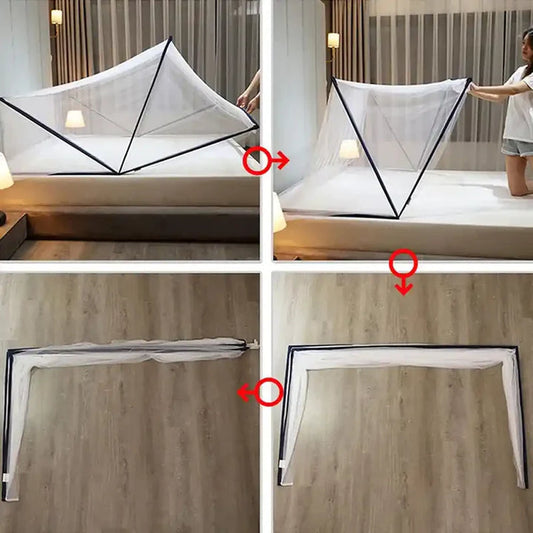 Toldillo Mosquitero Plegable Moderno para noches tranquilas