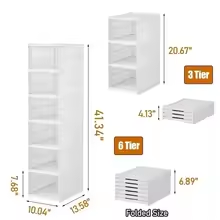 Zapatera organizador plegable de 6 niveles CoolHome®