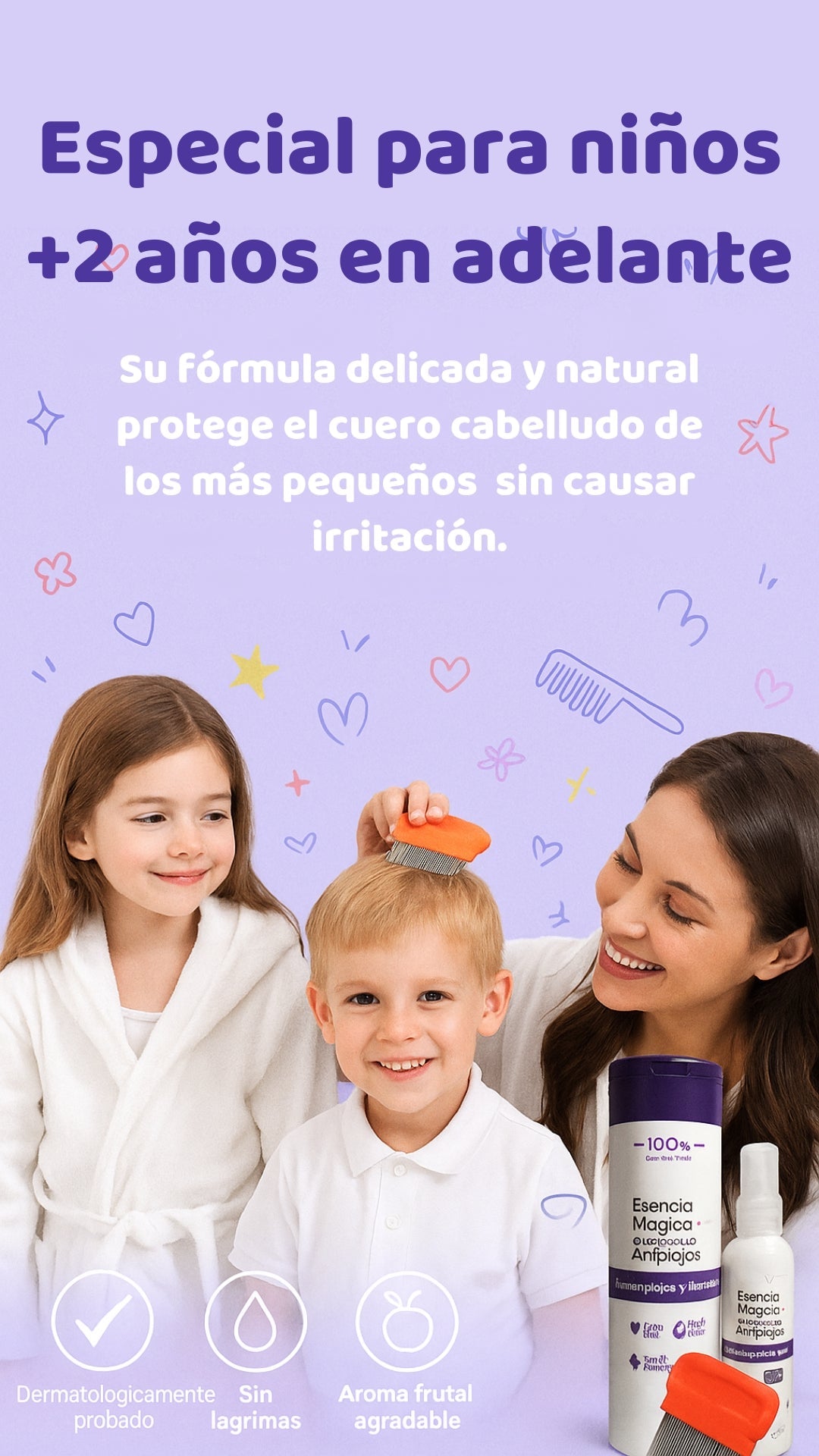 KIT SHAMPOO ANTIPIOJOS ESENCIA MAGICA