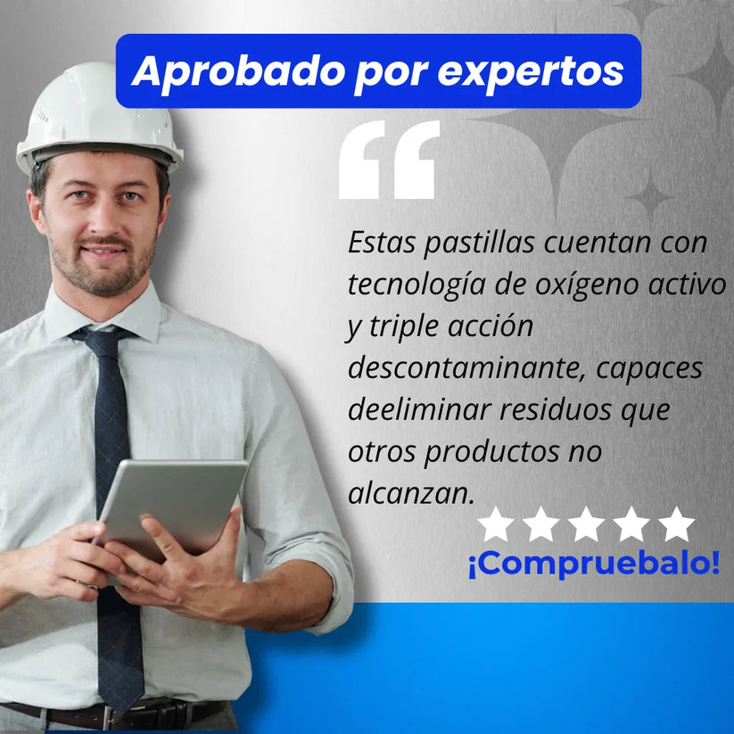 PASTILLAS EFERVESCENTES X12 PARA MANTENER LIMPIA LA LAVADORA